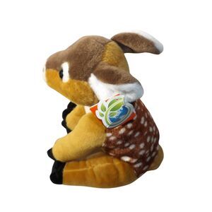 Wild Republic 12” Baby Deer Fawn‎ Doe Plush Stuffed Animal Brown White Spotted